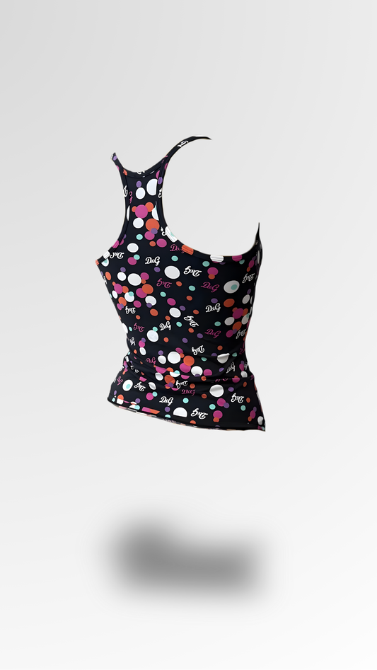 DOLCE & GABBANA POLKA DOT CAMISOLE