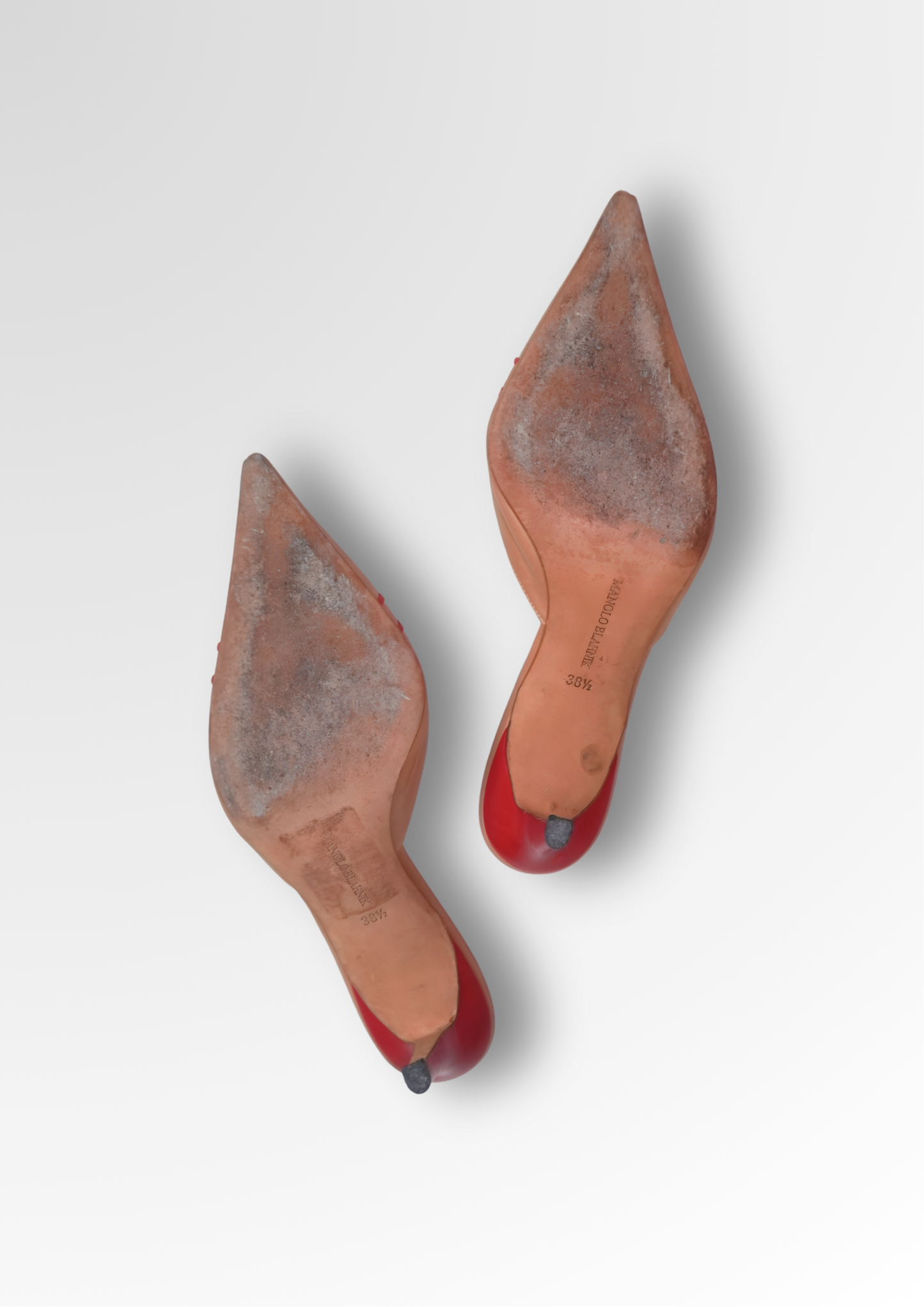 MANOLO BLAHNIK LACE-UP KITTEN MULES