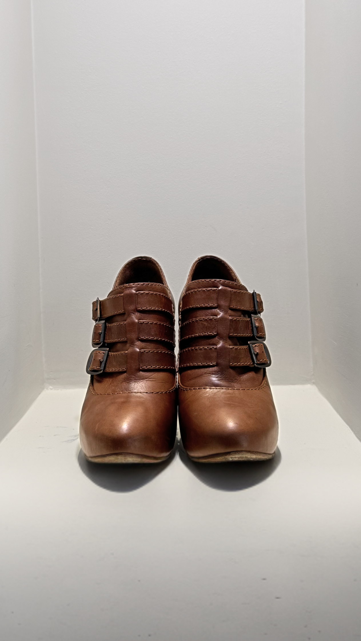 CHLOÉ 2004 SILVERADO HEELED BOOTS 38
