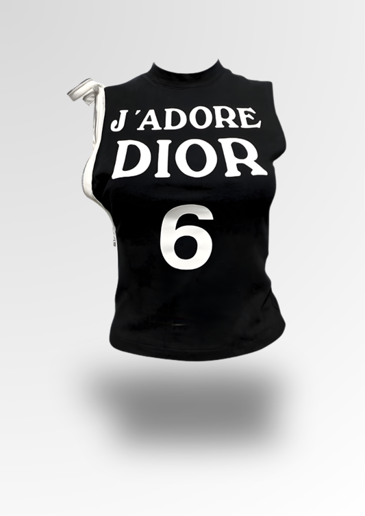 DIOR 2001 'J'ADORE 6' ZIPPERED TANK