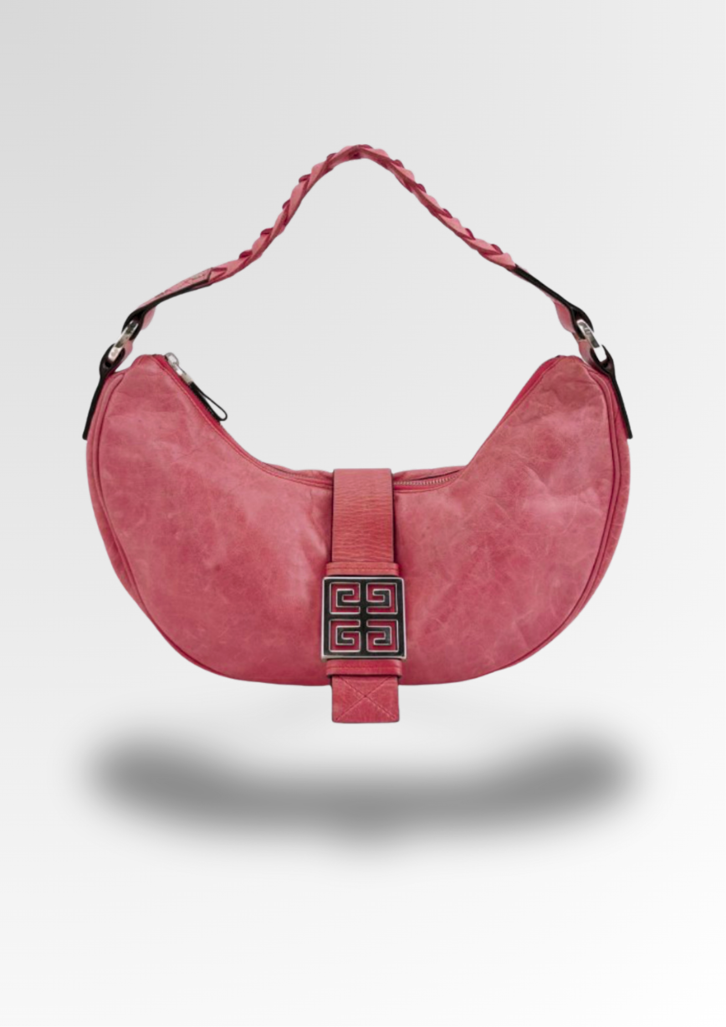 GIVENCHY LEATHER CRESCENT SHOULDER BAG