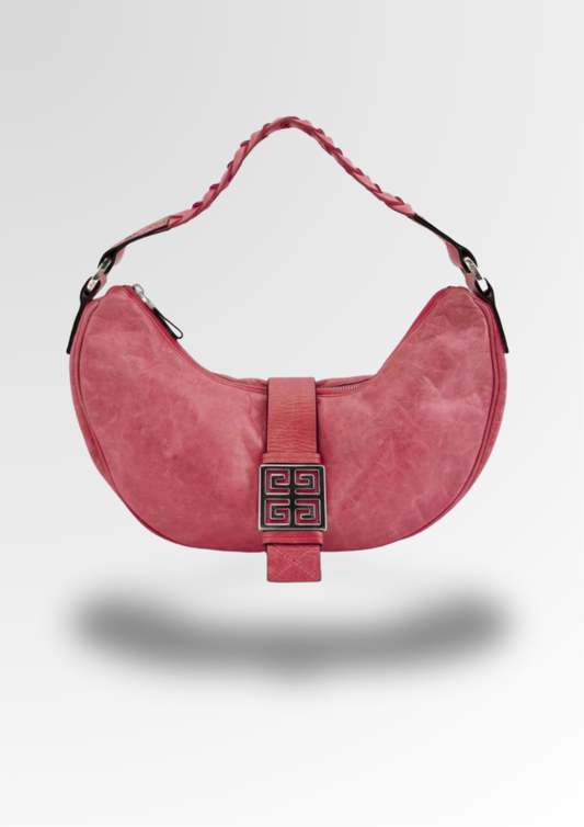 GIVENCHY LEATHER CRESCENT SHOULDER BAG