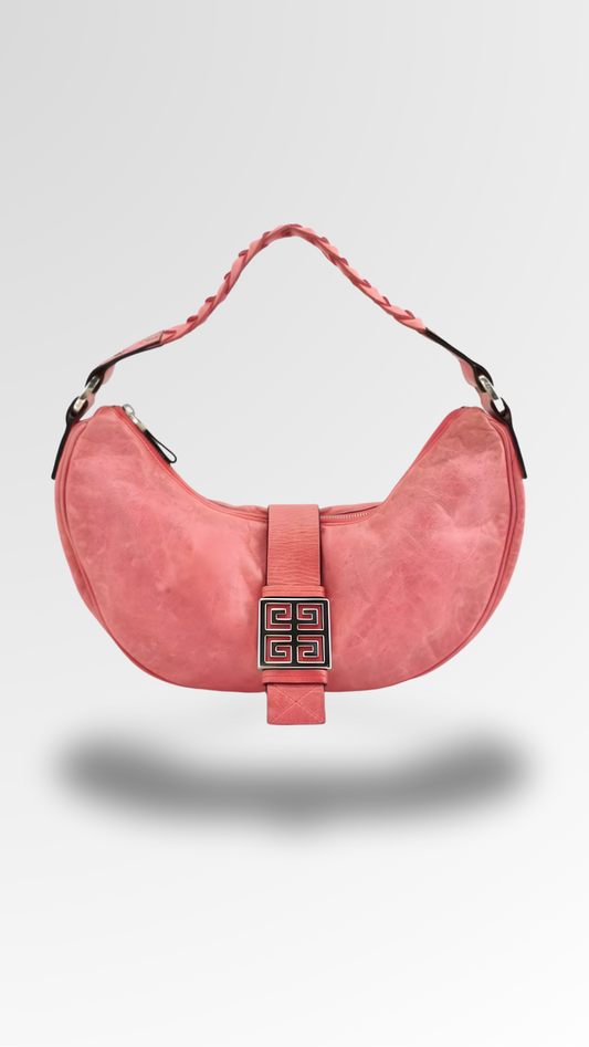 GIVENCHY LEATHER CRESCENT SHOULDER BAG