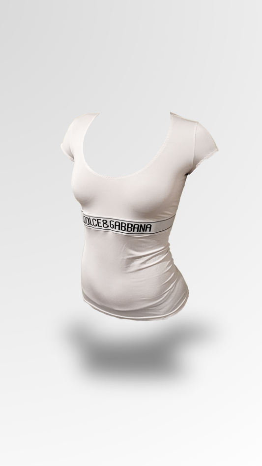 DOLCE & GABBANA BANDED UNDERBUST TOP